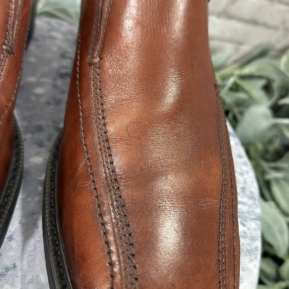 Johnston & Murphy Stanton Runoff XC4 Dark Cherry Leather Slip-On Mens 9M🌟VGUC🌟 - Picture 4 of 16